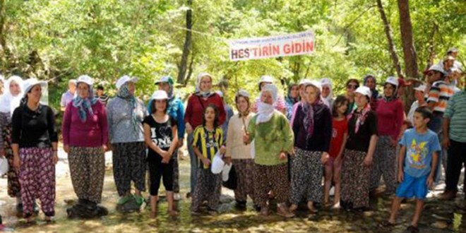 Ahmetler Kanyon`unda HES Durduruldu