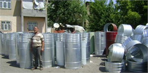 Muş`ta Kış İçin Sacdan Küçük Silolar