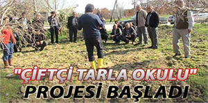 Ezine`de `Çiftçi Tarla Okulu` Projesi