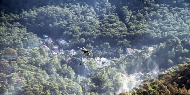 Marmaris`te 44 Hektar Alan Yandı