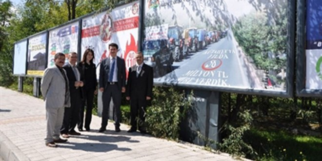 Destekler Bilbordlarla Duyruluyor