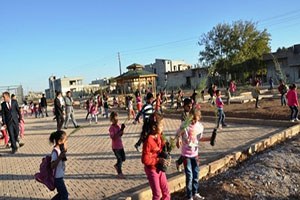 Akçakale`de 5 bin ağaç dikildi