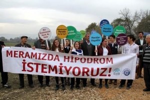 Merayı Hipodrom Yapma Girişimine Köylülerden Tepki