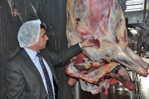 Tarım İl Müdürü Kasapları Denetledi