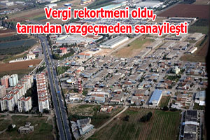 Vergi rekortmeni oldu, tarımdan vazgeçmeden sanayileşti
