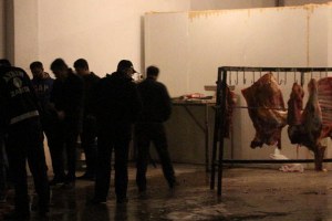 Aydın`da 250 Kilo Kaçak Kesilmiş Et Ele Geçirildi
