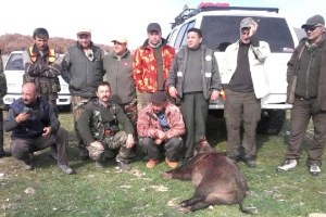 Kırıkkale`de Yaban Domuzu Avı