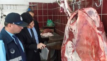 Tarsus`ta Kasaplar Denetlendi