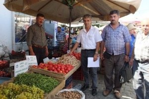 Burhaniye`de Organik Pazar Denetimi