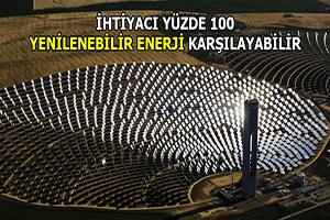 Dünya Enerji İhtiyacını Yüzde 100 Yenilenebilir Enerjiden Karşılayabilir