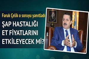 Şap Hastalığı Et Fiyatlarını Etkilemez