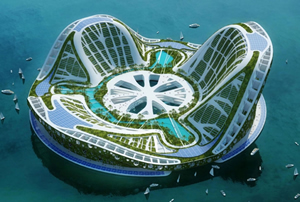 İklim Değişikliğine Karşı Ekolojik Yüzen Evler : Lilypad