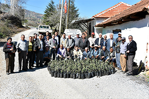 Çiftçiye Fidan Desteği