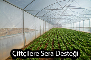 Çiftçilere Sera Desteği