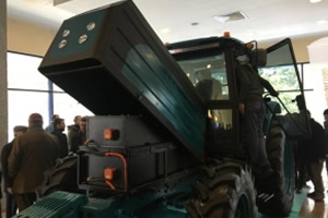 Yerli ve Milli Elektrikli Traktör Kayseri`de