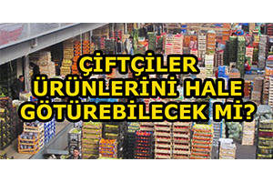 Sokağa Çıkma Yasağında Çiftçiler Ne Yapacak? Çiftçiler Ürünlerini Hale Götürebilecek Mi?