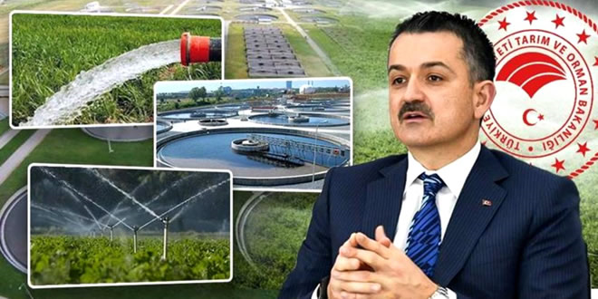 GERİ KAZANILAN ATIK SULAR, TARLALARA CAN SUYU OLACAK