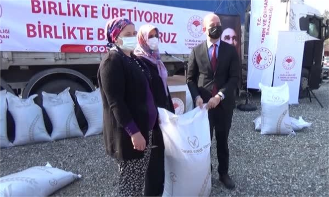 Yangından Etkilenen Üreticilere Besi Yemi Desteği