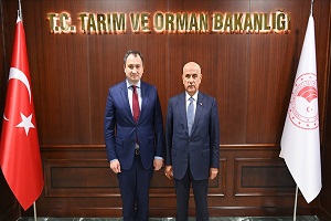 Bakan Kirişci, Ukrayna Tarım Politikası ve Gıda Bakanı ile Görüştü