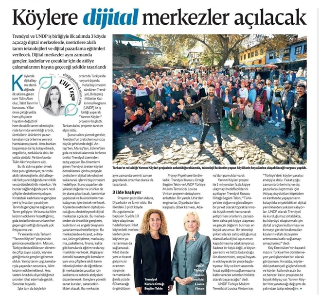 Tabit, `Yarının Köyleri` Projesine İlham Oldu!