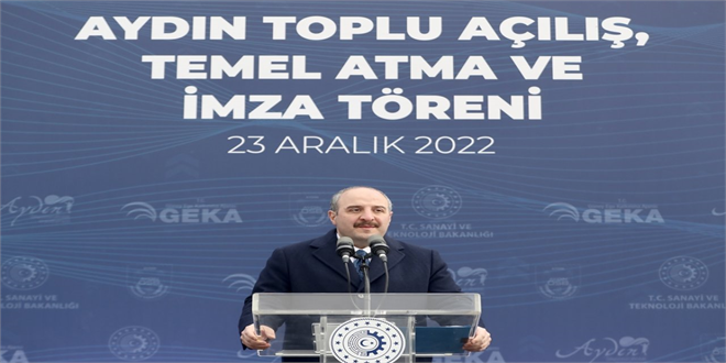 Bakan Varank, Aydın`da Toplu Açılış ve Temel Atma Törenine Katıldı: