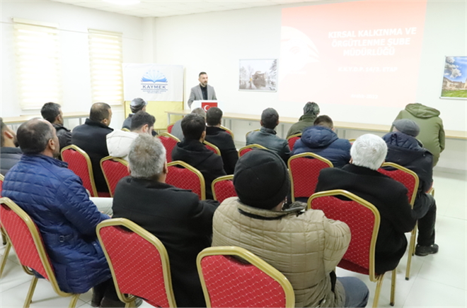 Sarıoğlan`da Çiftçiler Kırsal Kalkınmayı Destekleme Programları Hakkında Bilgilendirildi