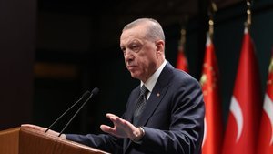 Cumhurbaşkanı Erdoğan, Türkmenistan`a Hareketi Öncesi Basın Toplantısında Konuştu: (1)