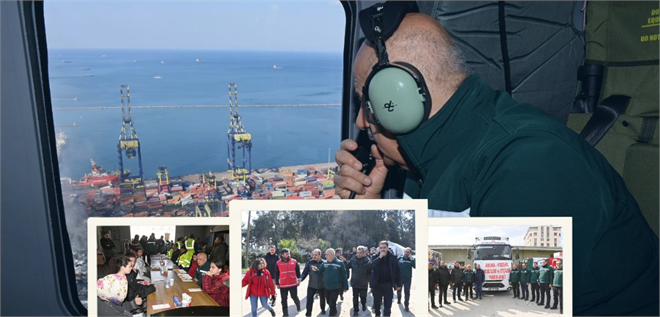 BAKAN VAHİT KİRİŞCİ, HATAY YARSELİ BARAJI VE İSKENDERUN LİMANI`NDA İNCELEMELERDE BULUNDU